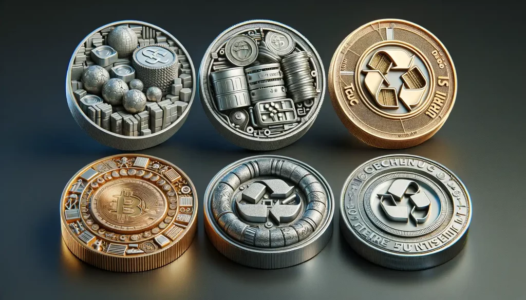 Types of Coins Made from Recycled Materials